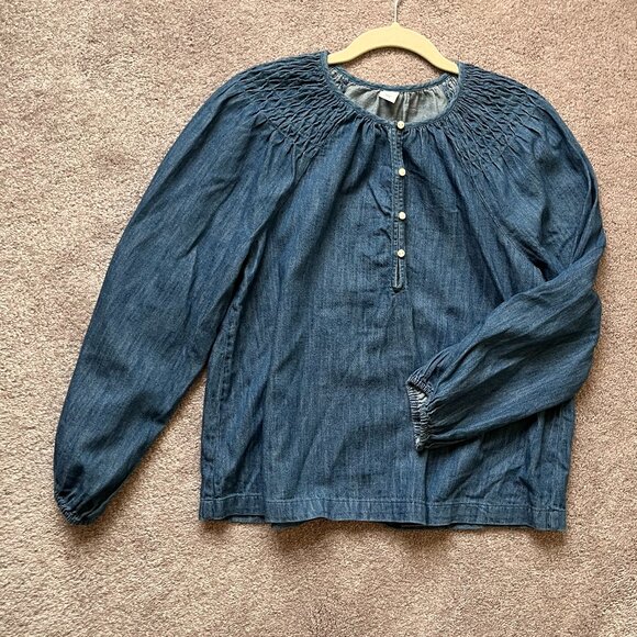 Old Navy Denim Blouse - Picture 3 of 6
